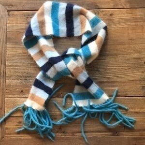 Angora Scarf, Multicolor, Soft and Cozy 61x6 inches